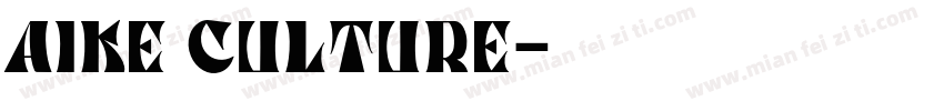 Aike Culture字体转换